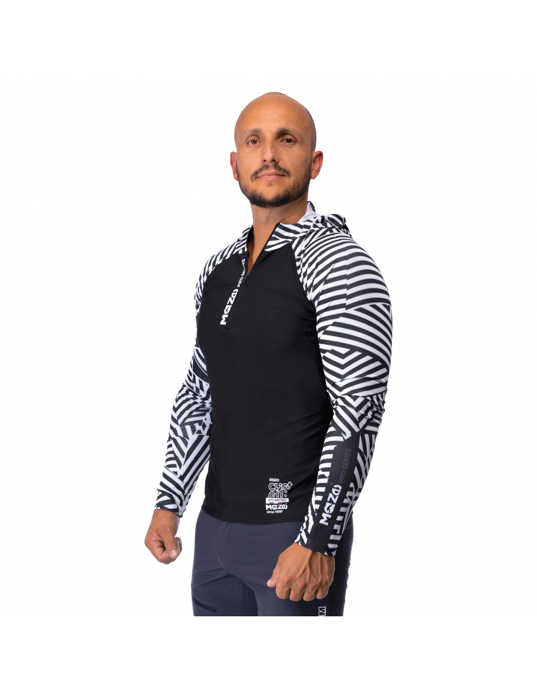 РАШГАРД MAZE PRO STRIPE BW